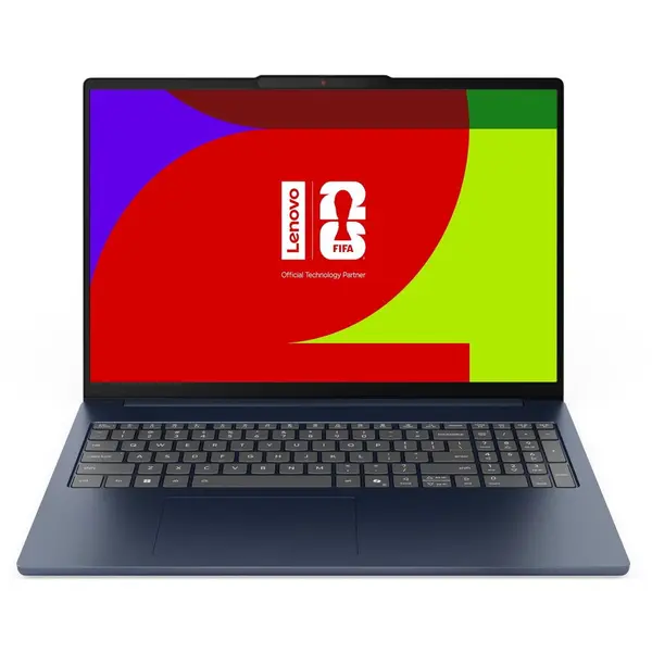 Lenovo Laptop Lenovo IdeaPad Slim 5, 16 inch WUXGA OLED, Intel Core Ultra 7 355, 32GB RAM, 1TB SSD, Free DOS, Albastru