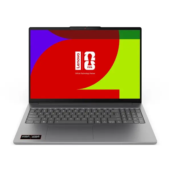 Lenovo Laptop Lenovo IdeaPad Slim 5 16AGP11, Procesor AMD Ryzen™ Al 7 445 (8M Cache, pana la4.6 GHz), 16 inch, WUXGA OLED, 16GB DDR5, 1TB SSD, AMD Radeon™ 840M Graphics, No OS, Gri