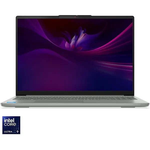 Lenovo Laptop Lenovo IdeaPad Slim 5 16IMH10, procesor Intel Core™ Ultra 9 185H pana la 5.1GHz, 16 inch, 2.8K, OLED, 32GB DDR5 RAM, 1TB SSD, Intel® Arc™ Graphics, No OS, Gri
