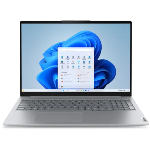 Lenovo Laptop Lenovo ThinkBook 16 G8 IAL cu procesor Intel Core Ultra 5 225U, 16 Inch, WUXGA, 16GB RAM, 512GB SSD, Intel Graphics, Free DOS, Gri