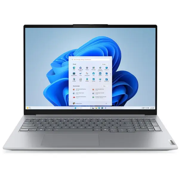 Lenovo Laptop Lenovo ThinkBook 16 G9 cu procesor Intel Core 7 240H, 16 GB RAM, SSD 512 GB, Windows 11 Pro, Gri
