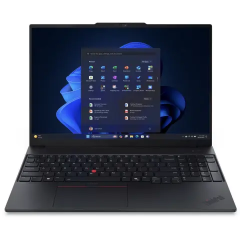 Lenovo Laptop LENOVO ThinkPad E16 G4, procesor AMD Ryzen AI 7 445 2.00GHz, 16 inch, WUXGA, 16GB RAM, 512GB SSD, AMD Radeon 840M, Windows 11 Pro, Negru