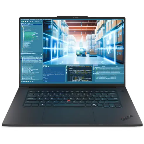 Lenovo Laptop Lenovo ThinkPad P1 Gen 8, procesor Intel Core Ultra 9 285H, 16 inch, 3.2K, Touch, RAM 64GB, SSD 2TB, nVidia RTX PRO 2000 Blackwell 8GB, Windows 11 Pro, Negru
