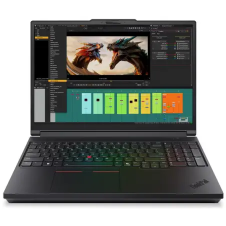 Lenovo Laptop Lenovo ThinkPad P16 Gen 3, procesor Intel Core Ultra 9 285HX, 16 inch, WUXGA, RAM 64GB, SSD 2TB, nVidia RTX PRO 2000 8GB, Windows 11 Pro, Negru