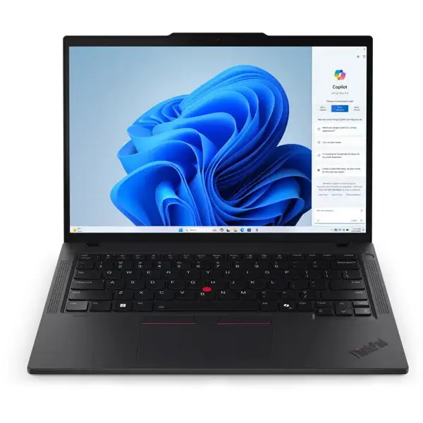 Lenovo Laptop Lenovo ThinkPad T14 Gen 6, Intel Core Ultra 7 258V, 14 inch WUXGA, 32GB RAM, 512GB SSD, Windows 11 Pro, Negru
