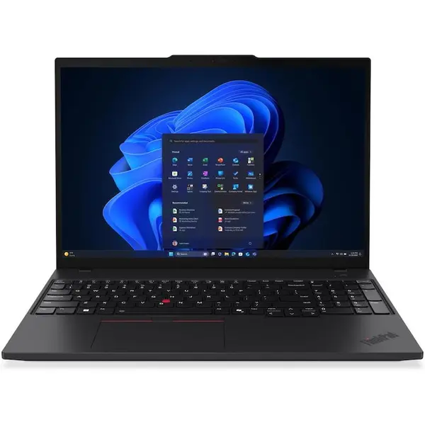 Lenovo Laptop Lenovo ThinkPad T16 Gen 4, procesor Intel Core™ Ultra 7 255U pana la 5.20 GHz, 16 WUXGA IPS, 32GB RAM, 1TB SSD, Intel® Graphics, Windows 11 Pro, Negru