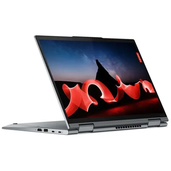 Lenovo Laptop Lenovo ThinkPad X1 Yoga, 14 inch 1920 x 1200 Touchscreen, Intel Core i7-1365U 10 C / 12 T, 3.9 GHz - 5.2 Ghz, 12 MB cache, 55 W, 32 GB LPDDR5, 512 GB SSD, Intel Iris Xe Graphics, Windows 11 Pro, Gri (INT Keyboard)