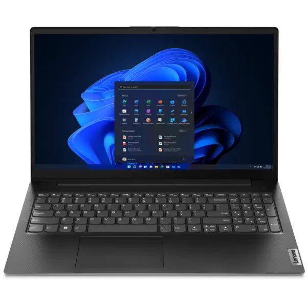 Lenovo Laptop Lenovo V15 G4, 15.6 inch FHD, AMD Ryzen 5 7520U, 8GB, 256GB SSD, Free DOS, Negru