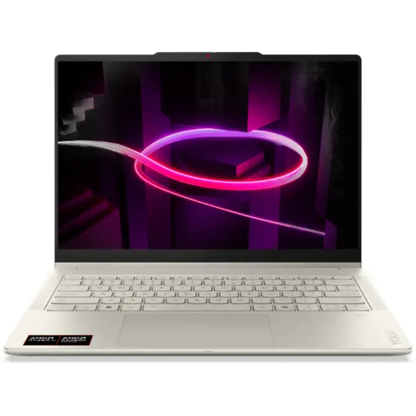 Lenovo Laptop Lenovo Yoga 7 2-in-1 14AGP11 cu procesor AMD Ryzen AI 5 435, 14 inch WUXGA, OLED, Touch, 16GB RAM, 512GB SSD, AMD Radeon 840M, No OS, Auriu