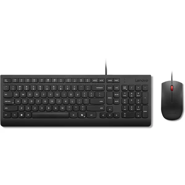 Lenovo Lenovo Essential Wired Combo Black Lithuanian