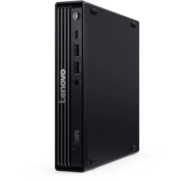 Lenovo Mini PC Lenovo ThinkCentre M70q Gen 6, Intel Core Ultra 5 225T, RAM 16 GB, SSD 512 GB, Intel Graphics, Windows 11 Pro, Negru