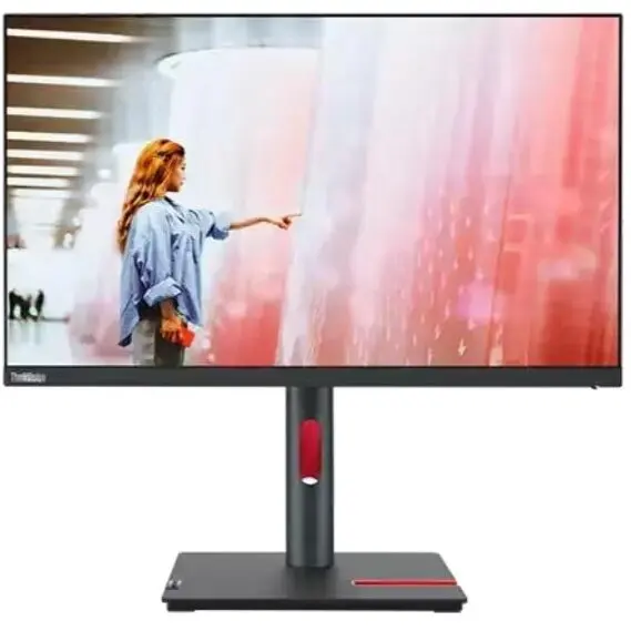 Lenovo Monitor IPS LED Lenovo ThinkVision 23.8 P24q-30, WQHD (2560 x 1440), HDMI, DisplayPort, Pivot, Negru