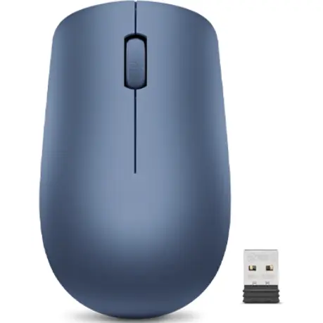 Lenovo Mouse Lenovo 530, Wireless RF, Optic, 1200 DPI, 3 butoane, Ambidextru, Albastru
