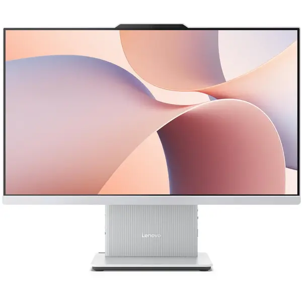 Lenovo Sistem desktop All-in-One Lenovo IdeaCentre 24AKP10, procesor AMD Ryzen™ AI 5 330 pana la 4.5GHz, 23.8 inch, Full HD, IPS, 16GB DDR5, 1TB SSD, AMD Radeon™ 820M Graphics, No OS, Gri