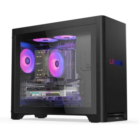 Lenovo Sistem desktop Lenovo Legion T5 30IAS10, Intel Core Ultra 5 225, 32GB RAM, 1TB SSD, nVidia GeForce RTX 5060 Ti 8GB, No OS, Negru