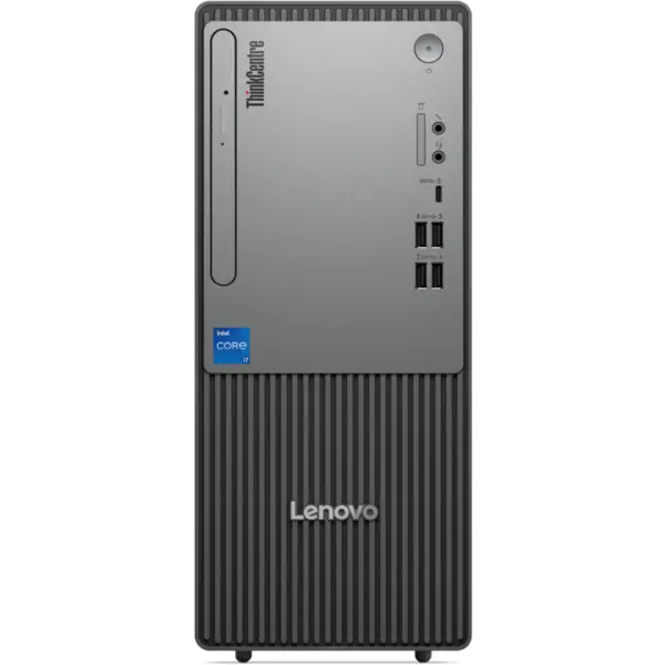 Lenovo Sistem desktop Lenovo ThinkCentre neo 50t Gen 5, Intel® Core™ i5 - 14400, 16 GB DDR5-SDRAM, 1 TB SSD, Windows 11 Pro, Negru
