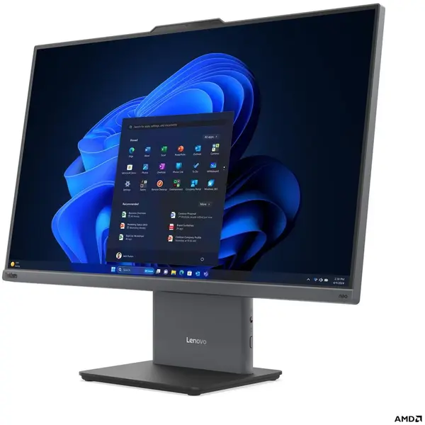 Lenovo Sistem desktop Lenovo ThinkCentre neo 55a 24 Gen 6, AMD Ryzen 5 220, 16GB RAM, 512GB, Windows 11 Pro