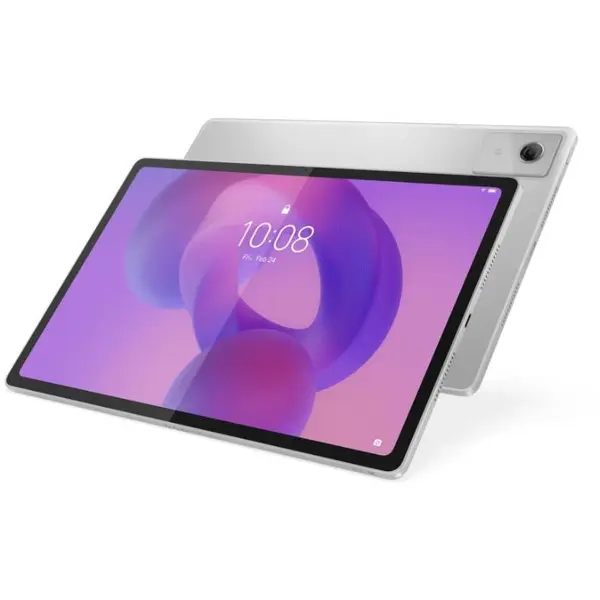 Lenovo Tableta Lenovo Idea Tab Plus TB361FU, Procesor MediaTek Dimensity 6400 Octa-Core, Ecran IPS 2.5K 12.1, 8GB RAM, 256GB Flash, 13MP, Wi-Fi, Bluetooth, Android 15 + Lenovo Tab Pen si Lenovo Folio Keyboard, Argintiu
