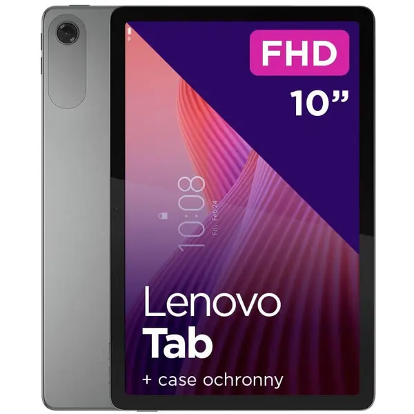 Lenovo Tableta Lenovo Tab, 10.1, 4G, 4GB RAM, 128GB, Wi-Fi 5, Mediatek , Android 14, Gri