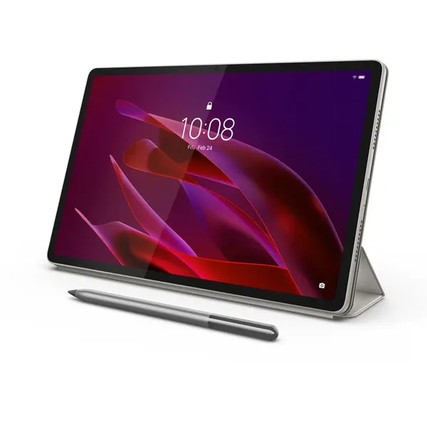Lenovo Tableta Lenovo Yoga Tab, 11.1 3.2K LTPS 144Hz, Snapdragon 8 Gen 3, 12GB RAM, 256GB, Android 15, Wi-Fi 7, Alb