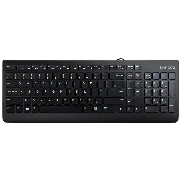 Lenovo Tastatura Lenovo 300, Slim, Negru