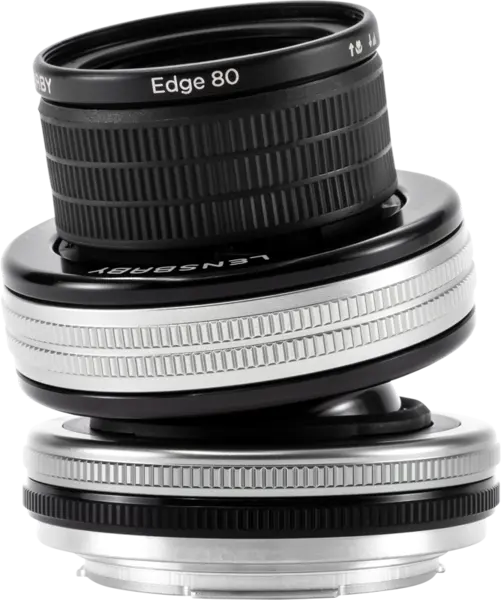 Lensbaby Composer Pro II Obiectiv, Optica Edge 80, Montura Micro 4/3, Focalizare Selectiva, Corp Metal