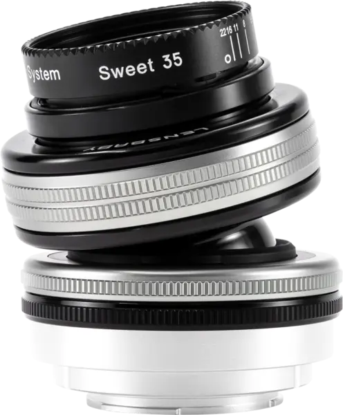 Lensbaby Composer Pro II Obiectiv, Optica Sweet 35, Montura Canon EF, Focalizare Selectiva, Corp Metal