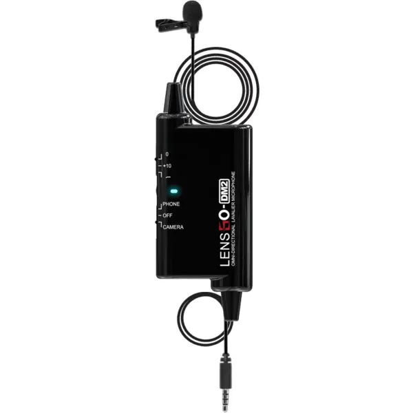 Lensgo Dual Head Microfon lavaliera LENSGO LYM-DM2 pentru DSLR Smartphone