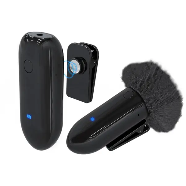 Lensgo Microfon lavaliera wireless LENSGO LWM-318C - negru
