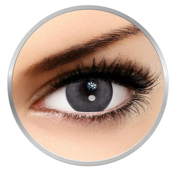 Lentile de contact colorate Desio Bold Grey 90 de purtari 2 lentile/cutie