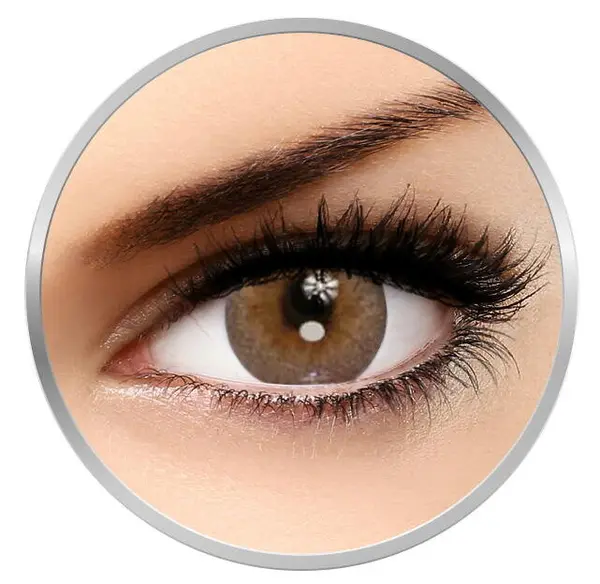 Lentile de contact colorate Desio Tender Hazel 90 de purtari 2 lentile/cutie