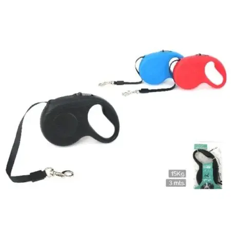 Lesa retractabila cu banda Petro 3 m 15 kg