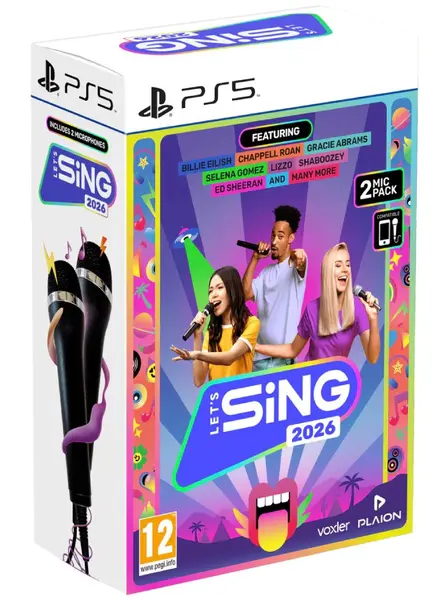Let's Sing 2026 Pack With 2 Mic