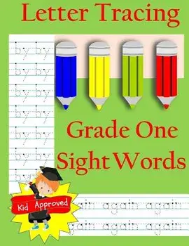 Letter Tracing: Grade One Sight Words: Letter Books for Grade One: Letter Tracing: Grade One Sight Words: Letter Books for Grade One, Paperback/Busy Hands Books