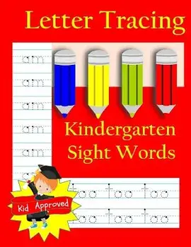 Letter Tracing: Kindergarten Sight Words: Letter Books for Kindergarten: Kindergarten Sight Words Workbook and Letter Tracing Book for, Paperback/Busy Hands Books