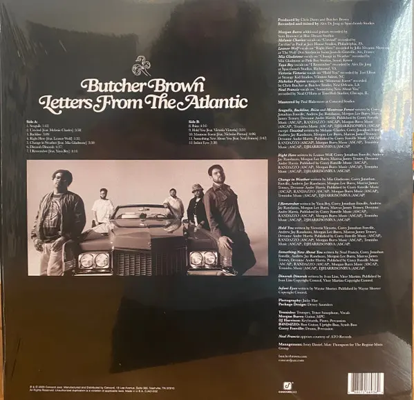 Letters From The Atlantic - Sea Blue Vinyl | Butcher Brown