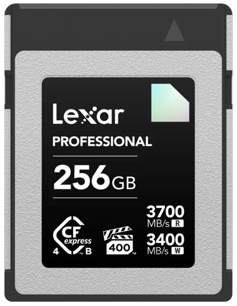 Lexar CFexpress 4.0 Pro Diamond R3700/W3400 (VPG400) 256GB, Card memorie CF Fast