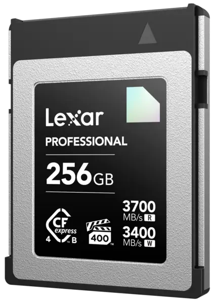 Lexar CFexpress 4.0 Pro Diamond R3700/W3400 (VPG400) 256GB, Card memorie CF Fast