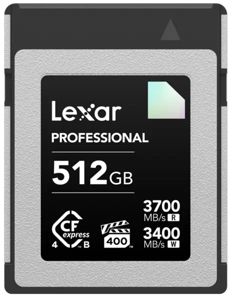 Lexar CFexpress 4.0 Pro Diamond R3700/W3400 (VPG400) 512GB, Card memorie CF Fast