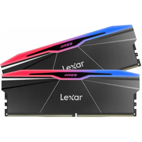 Lexar Kit Memorie Lexar ARES RGB Intel XMP 3.0/AMD EXPO, 32GB, DDR5-6000 MHz, CL28, Dual Channel