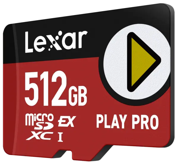 Lexar microSD Express I PLAY Pro Express 7.1, R900/W600 C10 U3 (UHS-I) 512GB, Card memorie MicroSD