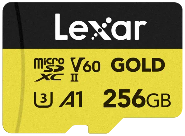 Lexar microSDXC GOLD UHS-II/C10/A1/U3 R280/W100 (60) 256GB, Card memorie MicroSD