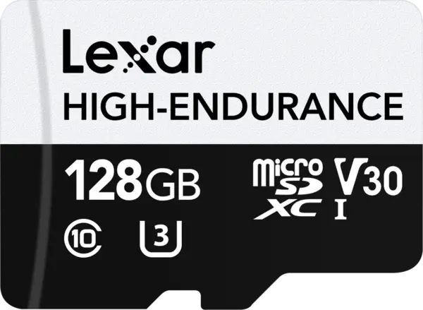 Lexar microSDXC High-Endurance UHS-I/U3/10 R100/W45 (V30) 128GB, Card memorie MicroSD