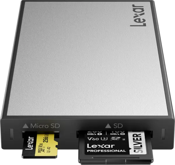 Lexar Professional Workflow USB 3.2 Gen2 Reader, UHS-I/UHS-II, support SD/MicroSD