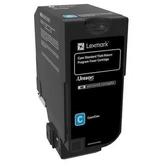 LEXMARK Cartus toner Lexmark 74C2SC0, cyan, 7 k