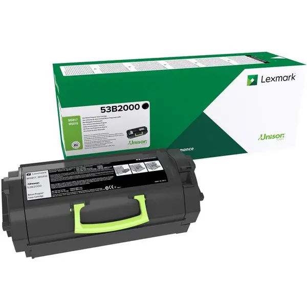 LEXMARK LEXMARK 53B2000 BLACK TONER