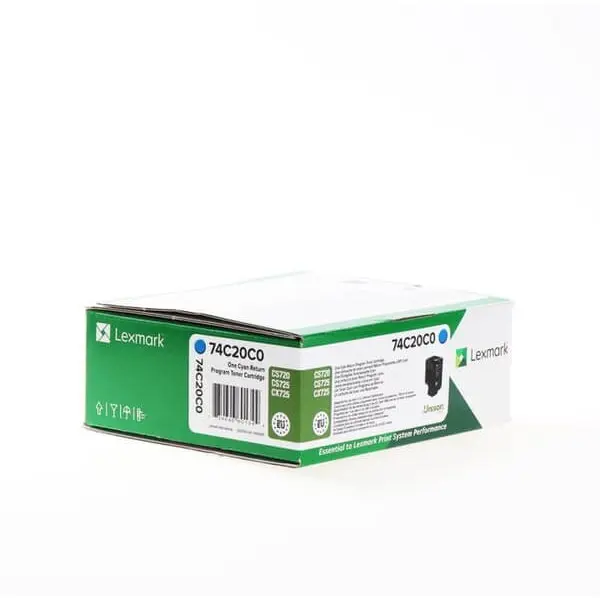 LEXMARK Toner Original Lexmark Cyan, 74C20C0, pentru CS720|CS725|CX720, 3K