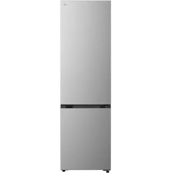 LG Combina frigorifica LG GBBS524CPY, 375 L, Clasa C, No Frost, Inverter, AI Fresh, LinearCooling, DoorCooling+, Fresh Balancer, Fresh Converter, ThinQ, Control electronic, 203 cm, Argintiu