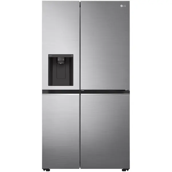 LG Combina side by side LG GSJV71PZTE, 635 l, Total No Frost, Dozator apa/gheata, Door Cooling, H 179 cm, Clasa E, Argintiu