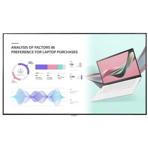 LG Display Profesional IPS LED LG 98 98UH5J-H, Ultra HD (3840 x 2160), DVI, HDMI, DisplayPort, Boxe, Negru